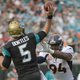 The Jaguars taking on the Broncos.